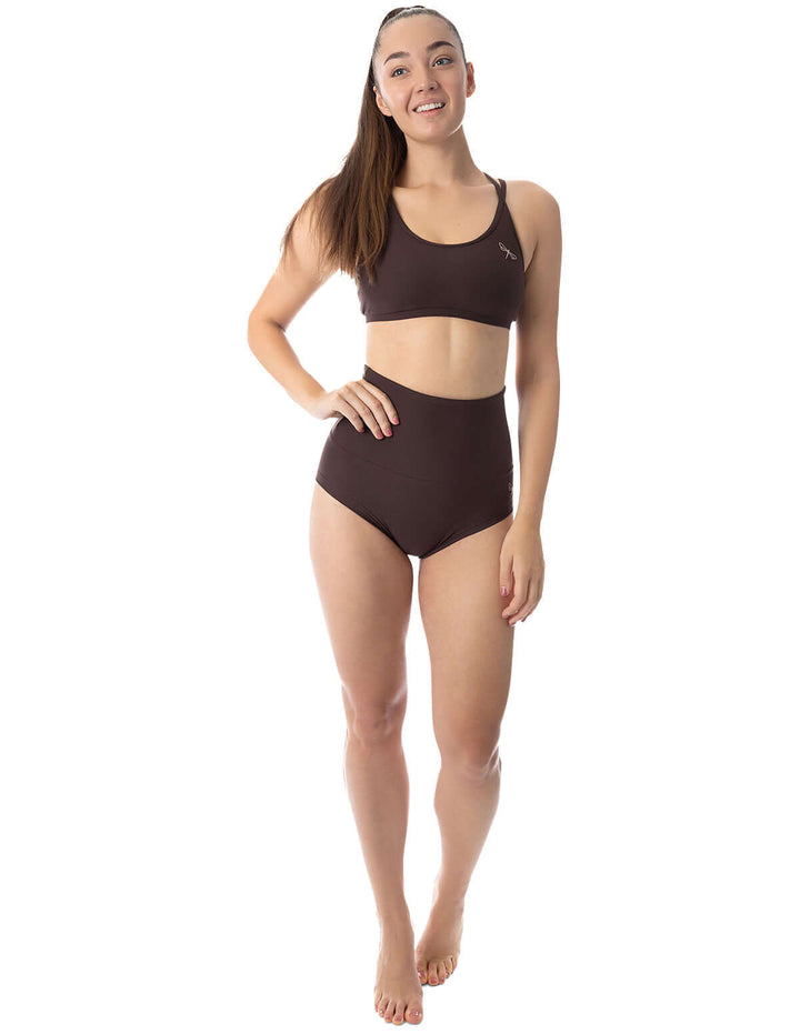 Pole dance sports bra Nicole | Sports bra | Color: black | Women's sports bra | Sportovní podprsenka | Sport-BH | Brassiere sport | Dragonfly Pole Dance Clothes and Bikram Hot Yoga Outfit