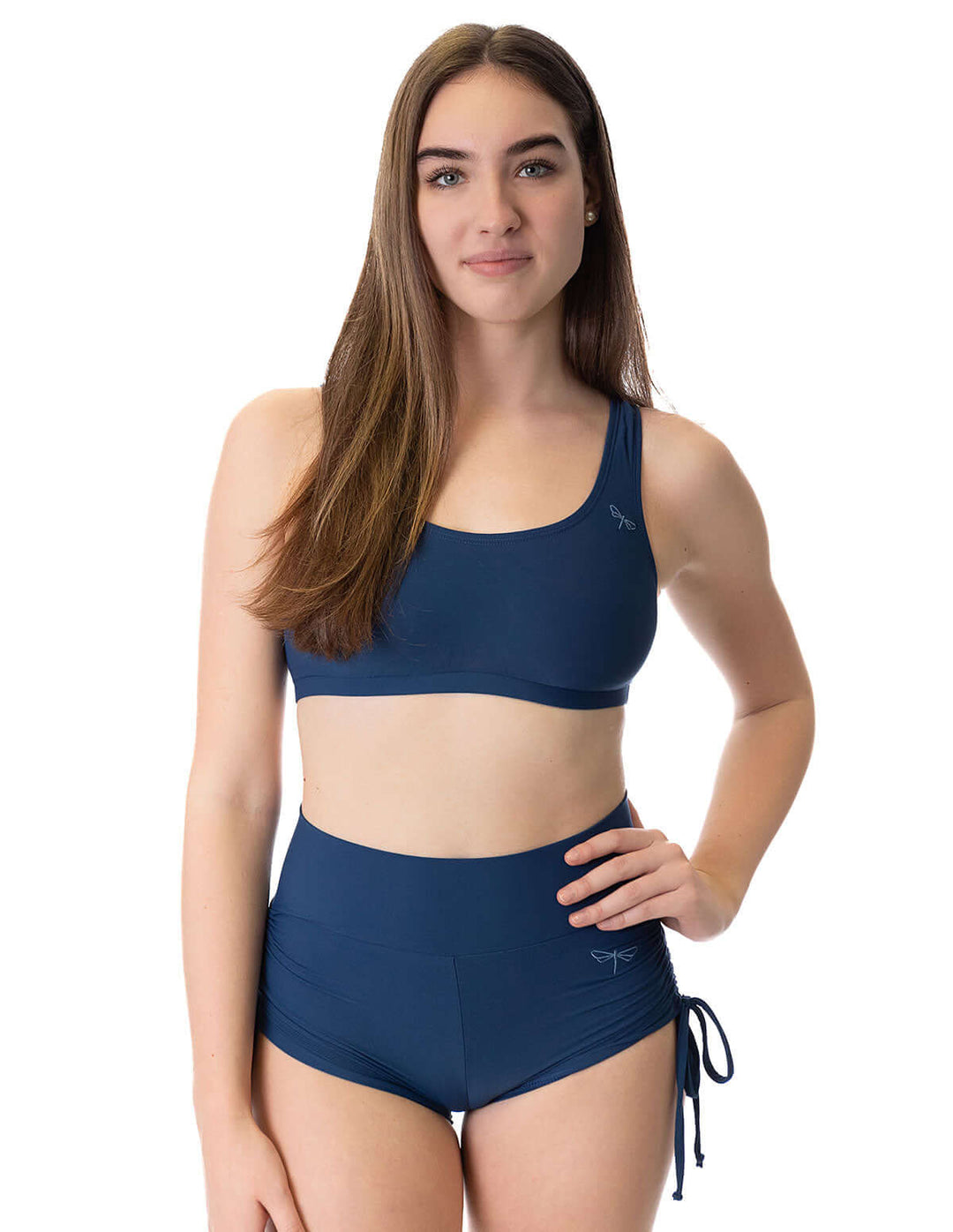 | Shorts | Color: burgundy | High Waist Drawstring Pole Shorts | Pole dance šortky se stahovacími šňůrkami | Short pole dance avec drawstrings