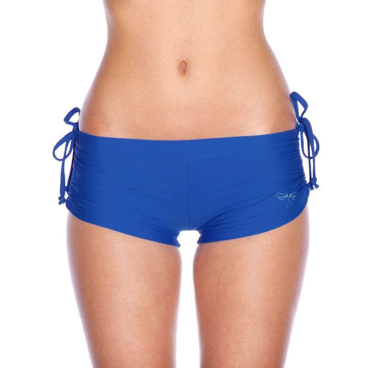Bikram yoga shorts, low rise yoga shorts | Shorts | Color: blue | Pole Shorts | Dragonfly Pole Dance Clothing and Bikram Hot Yoga Wear
