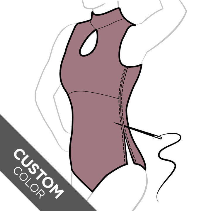 Custom leotard Daria | Leotard | Color: lilac | Leotard for gymnastics | Dragonfly Pole Dance Outfit and Bikram Yoga Unitard