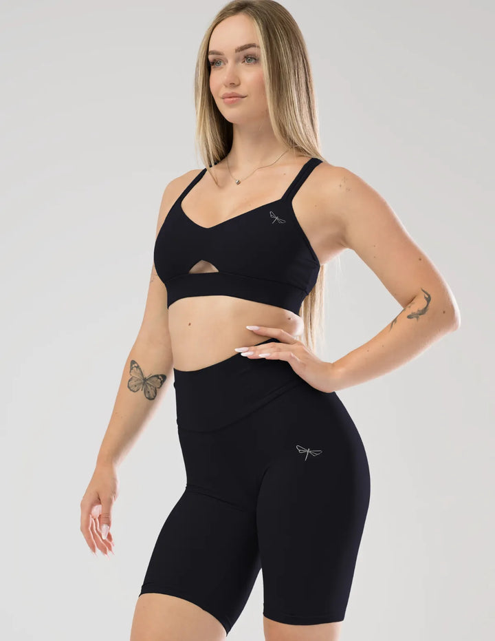 Kurze Leggings, Damen Yoga Shorts - Celine