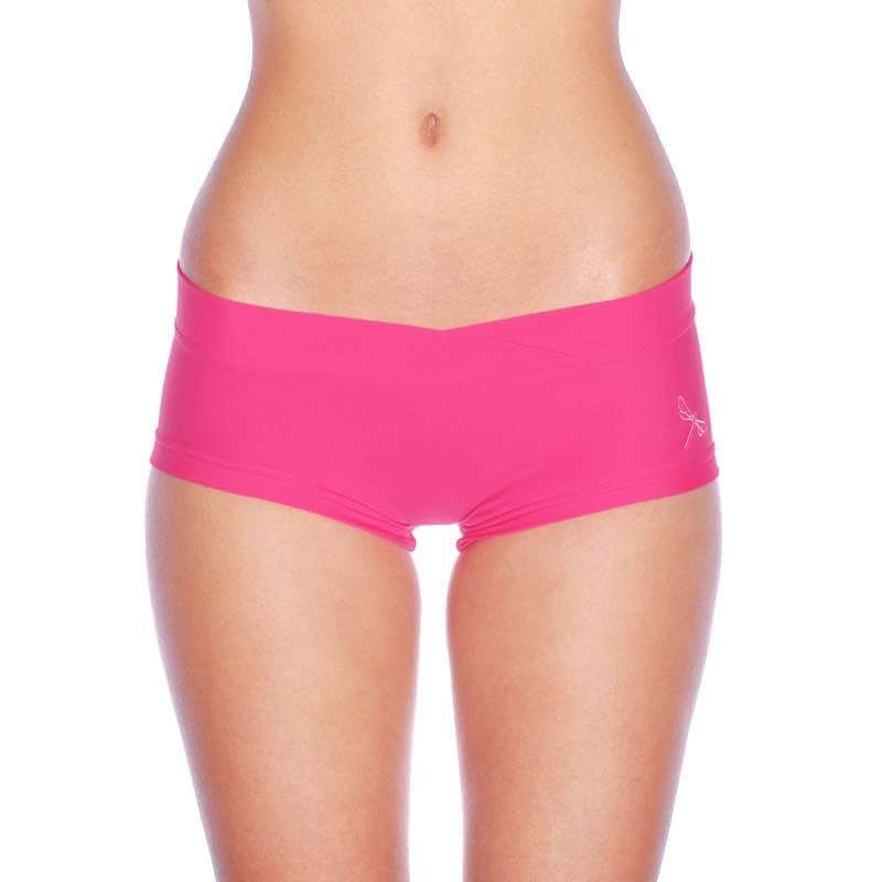 Low rise pole shorts Vera | Shorts | Color: pink | Pole Shorts | Dragonfly Pole Dance Clothing and Bikram Hot Yoga Wear