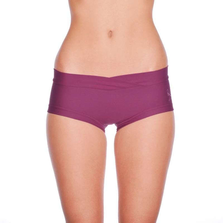 Vera pole fitness shorts | Shorts | Color: ruby | Pole Shorts | Dragonfly Pole Dance Clothing and Bikram Hot Yoga Wear