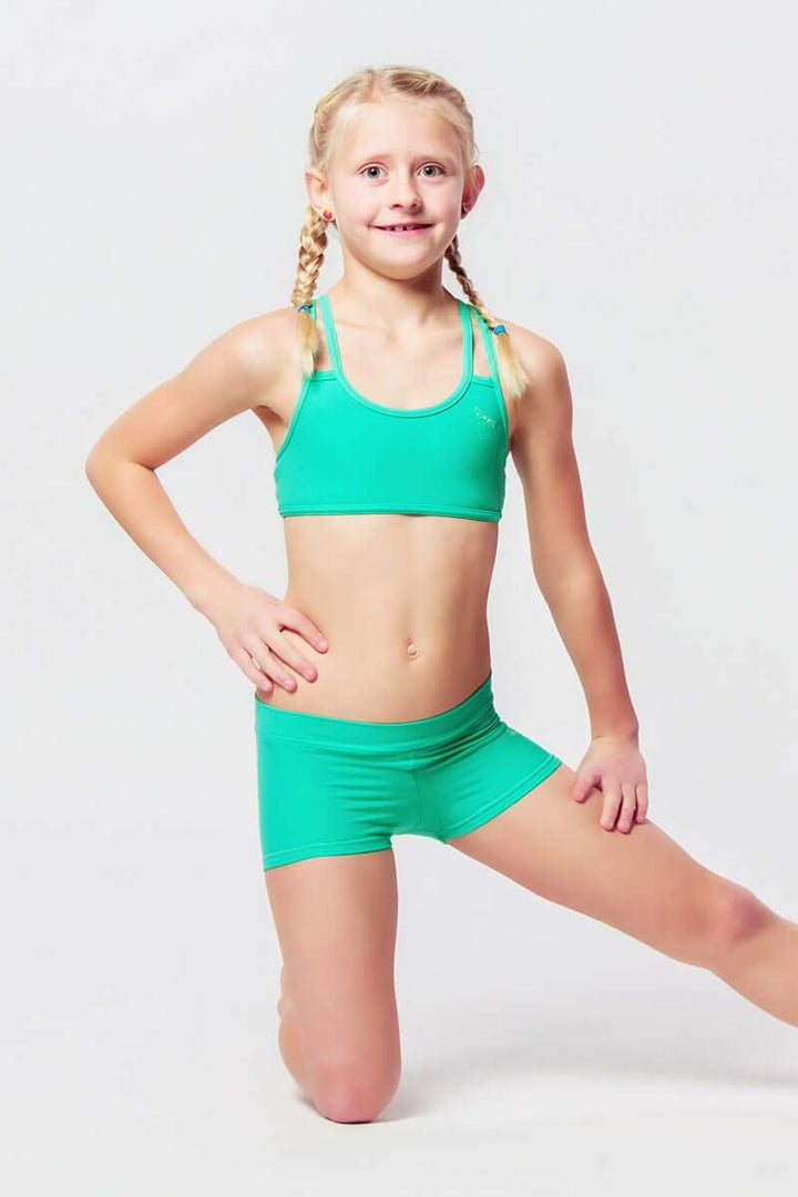 Girls' Sports Bra Xenia | Activewear | Color: red | Girl's sports bra | Dětská sportovní podprsenka | Dívčí sportovní podprsenka | Madchen Sport BH | Brassiere sport entfants | Dragonfly Pole Dance Clothes and Bikram Hot Yoga Outfit