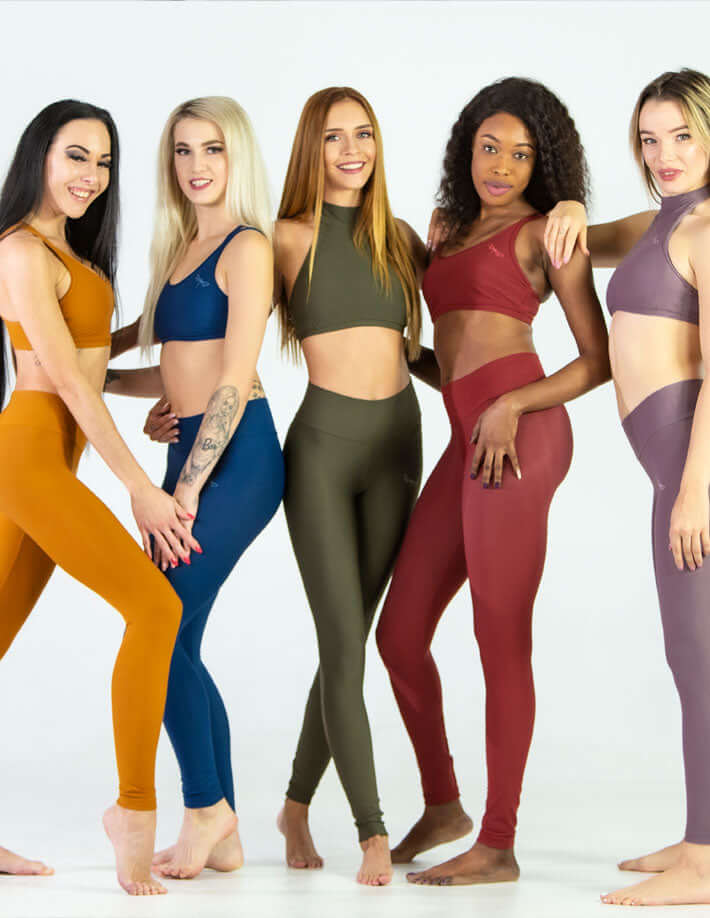 Halter sports bra Lisette | Sports bra | Color: petrol | Ruckenfreier Neckholder Sport-BH | Dragonfly Pole Dance Clothes and Bikram Hot Yoga Outfit