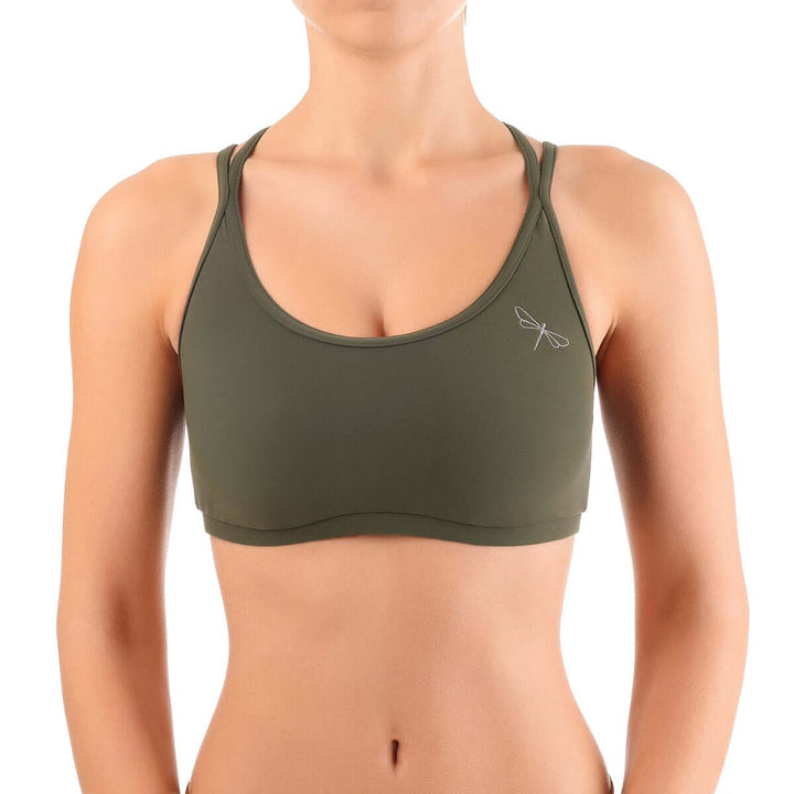 Pole dance sports bra Nicole | Sports bra | Color: black | Women's sports bra | Sportovní podprsenka | Sport-BH | Brassiere sport | Dragonfly Pole Dance Clothes and Bikram Hot Yoga Outfit