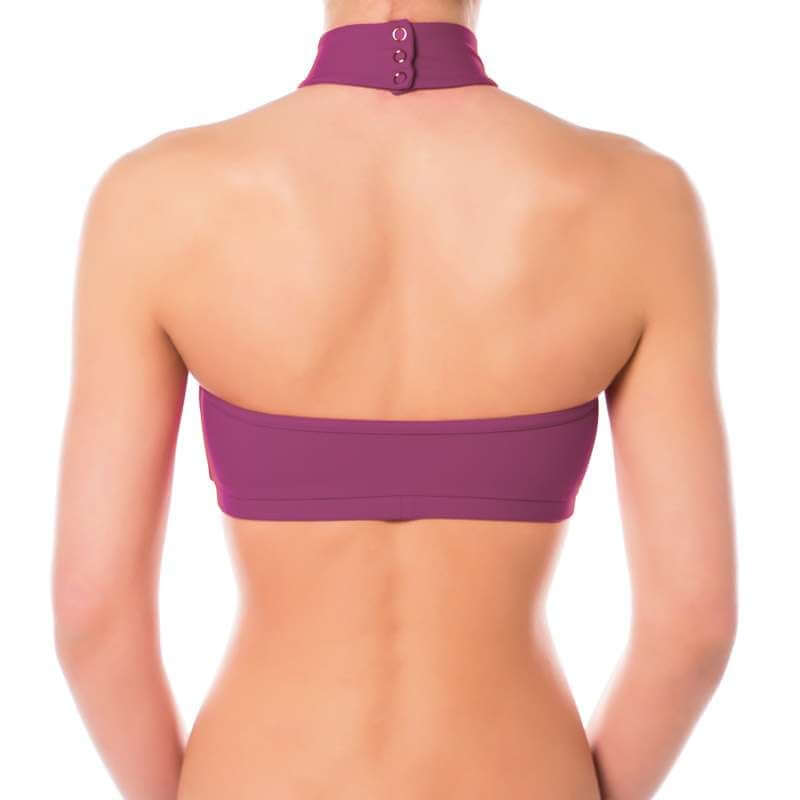 High neck sports bra Terri | Sports bra | Color: black | Women's sports bra | Dragonfly Pole Dance Clothes and Bikram Hot Yoga Outfit