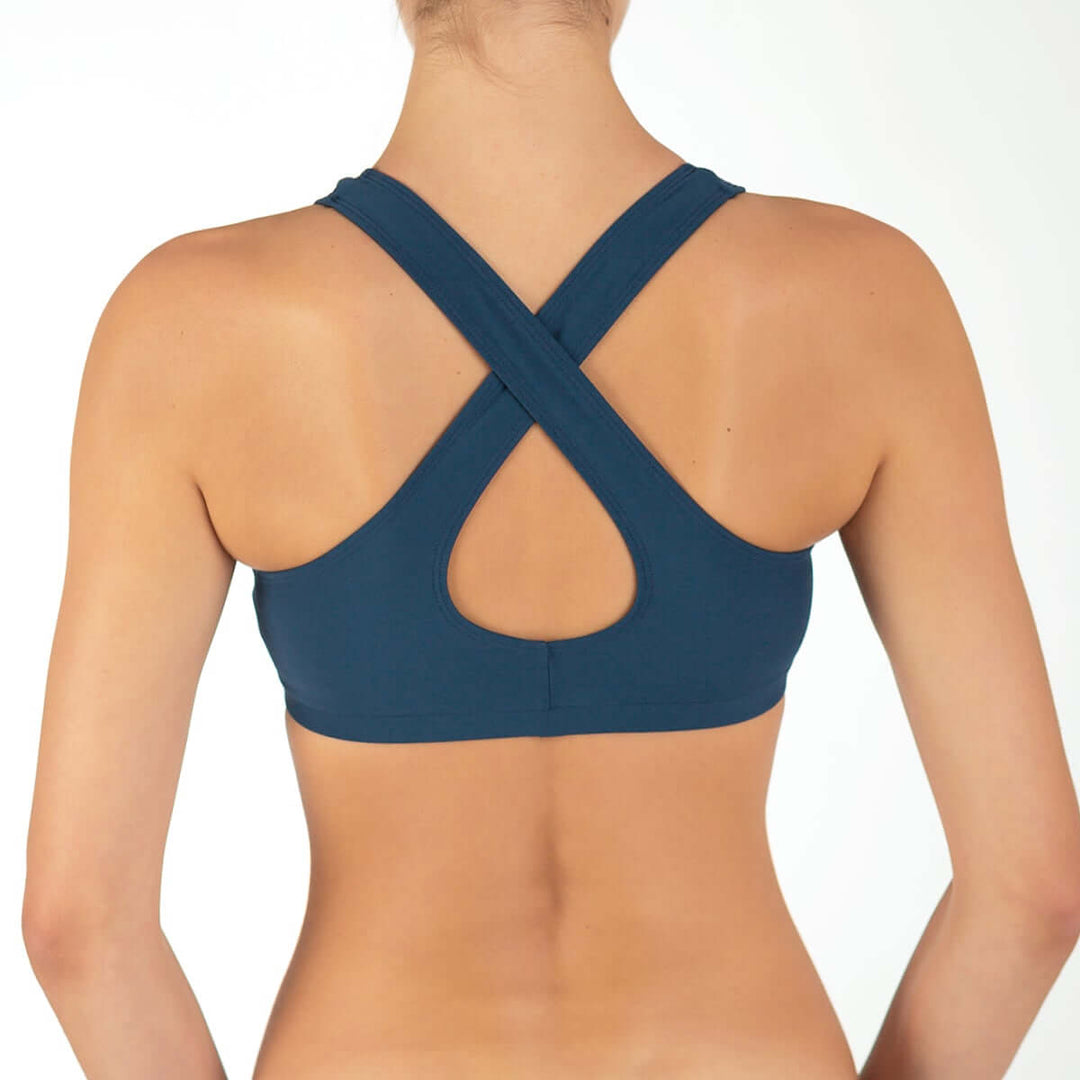 Racerback sportsbra Kiley | Pevná sportovní podprsenka | Color: khaki | Women's sports bra | Dragonfly Pole Dance Clothes and Bikram Hot Yoga Outfit