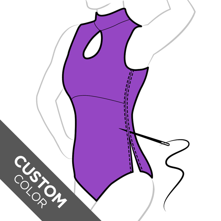 Daria custom Leotard Dragonfly XS violet