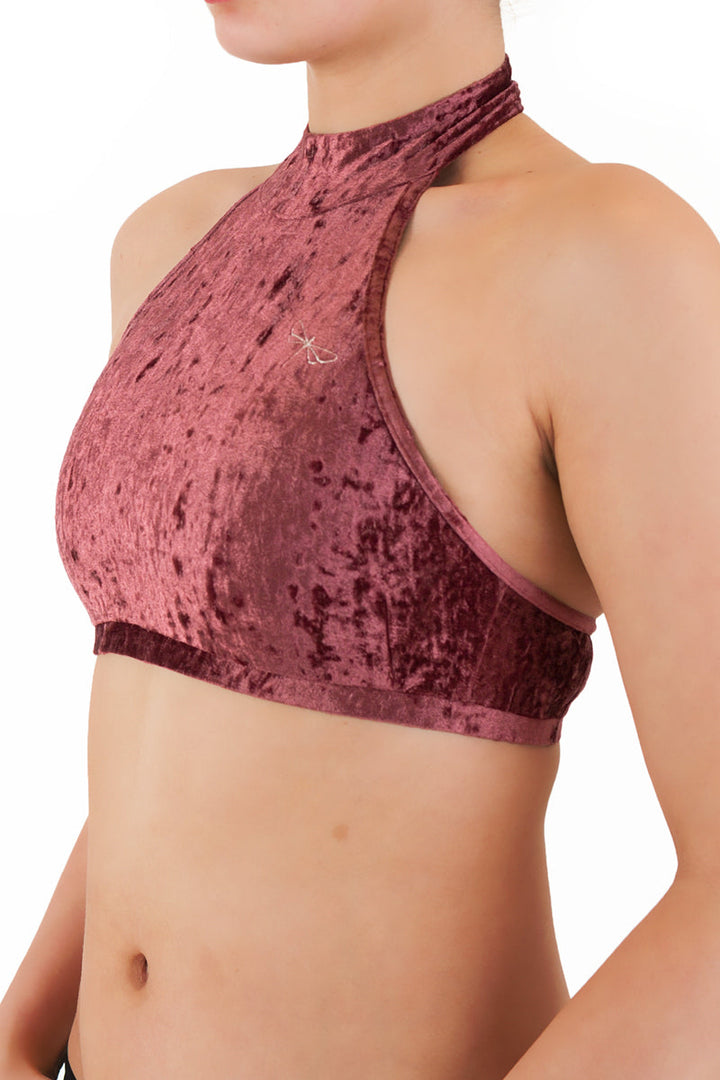 Lisette top velvet Sports bra Dragonfly