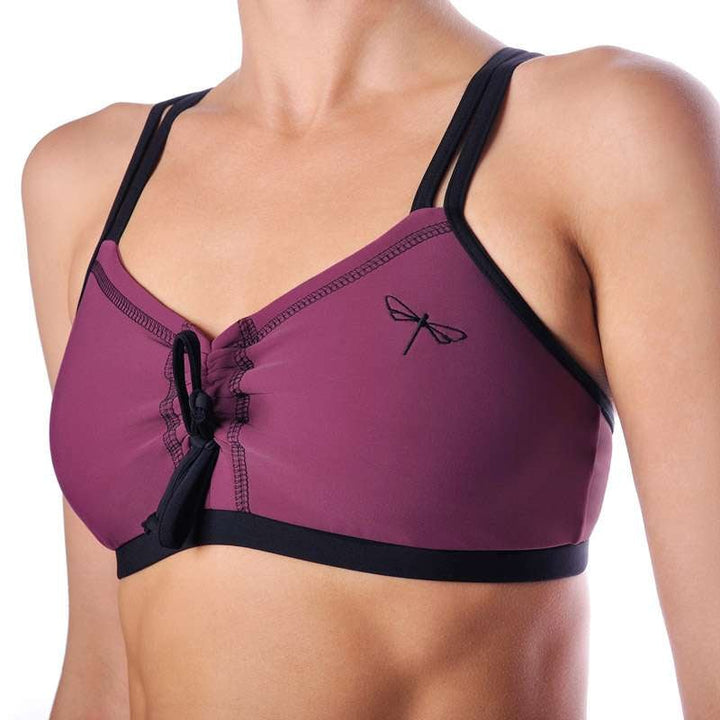 Nella sports bra Sports bra Dragonfly XS ruby / black