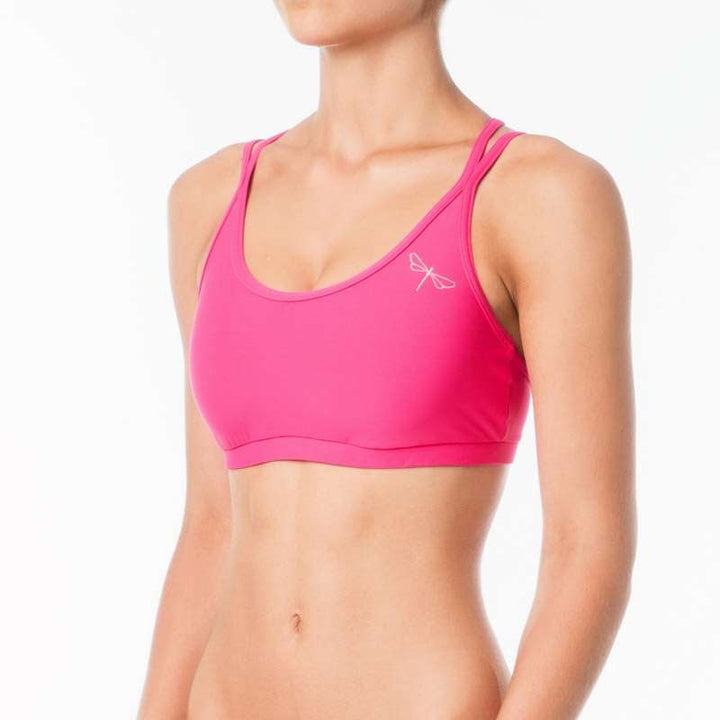 Nicole top Sports bra Dragonfly XS pink