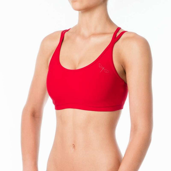 Nicole top Sports bra Dragonfly XS red