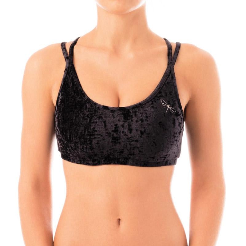 Nicole top velvet Sports bra Dragonfly