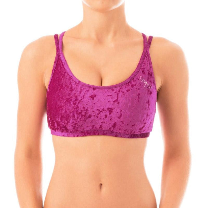 Nicole top velvet Sports bra Dragonfly