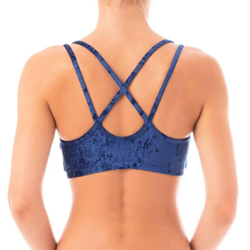 Nicole top velvet Sports bra Dragonfly