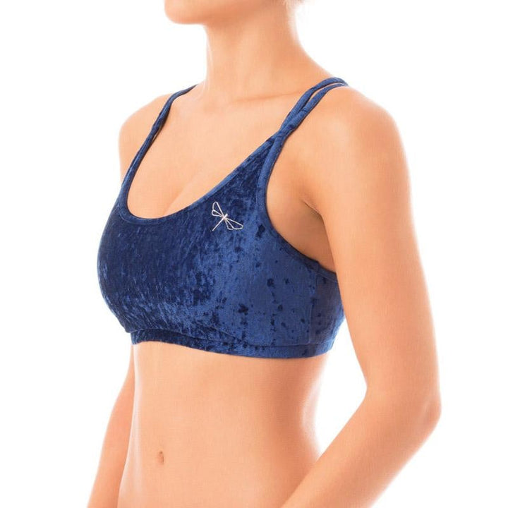 Nicole top velvet Sports bra Dragonfly